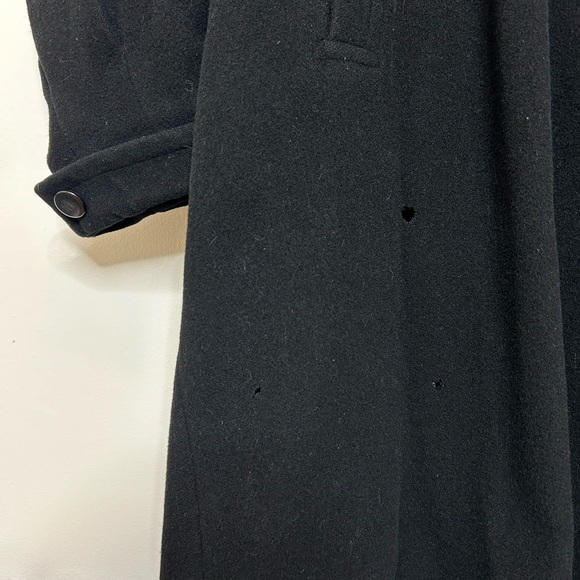 Vintage Wool Coat with Fur Trimmed Hood - Picture 11 of 12